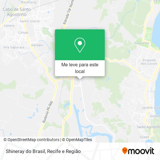 Shineray do Brasil mapa