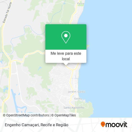 Engenho Camaçari mapa