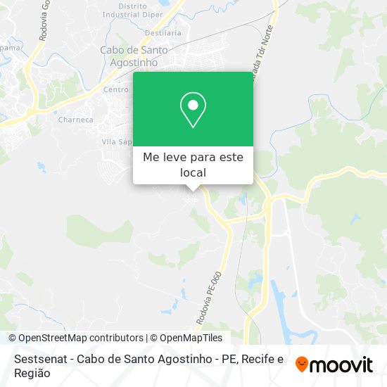 Sestsenat - Cabo de Santo Agostinho - PE mapa