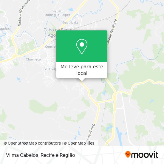 Vilma Cabelos mapa