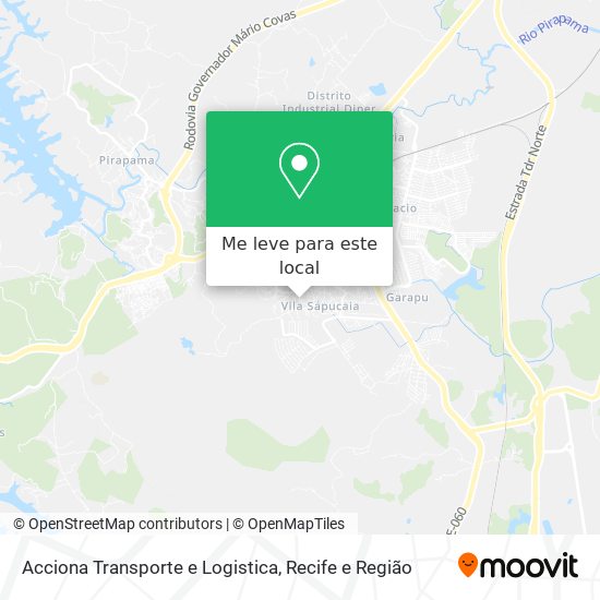 Acciona Transporte e Logistica mapa