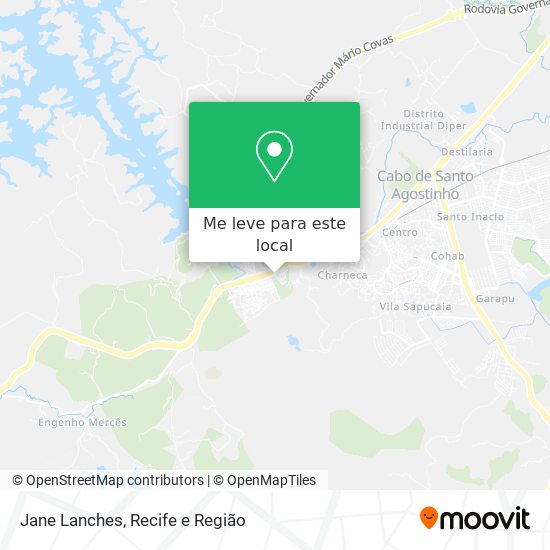 Jane Lanches mapa
