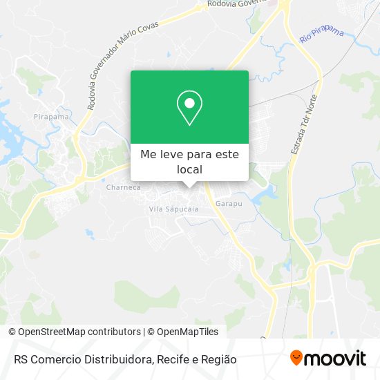 RS Comercio Distribuidora mapa