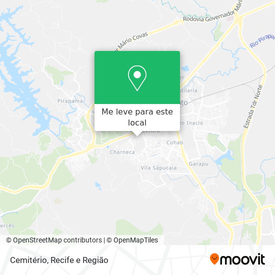 Cemitério mapa