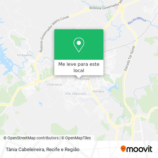 Tânia Cabeleireira mapa