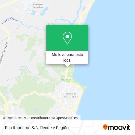 Rua Itapuama S/N mapa
