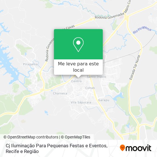 Cj Iluminação Para Pequenas Festas e Eventos mapa
