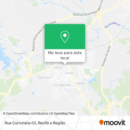 Rua Curcurana 03 mapa