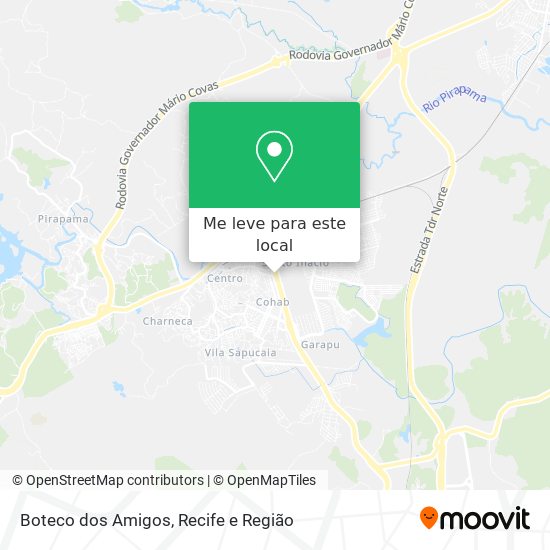 Boteco dos Amigos mapa
