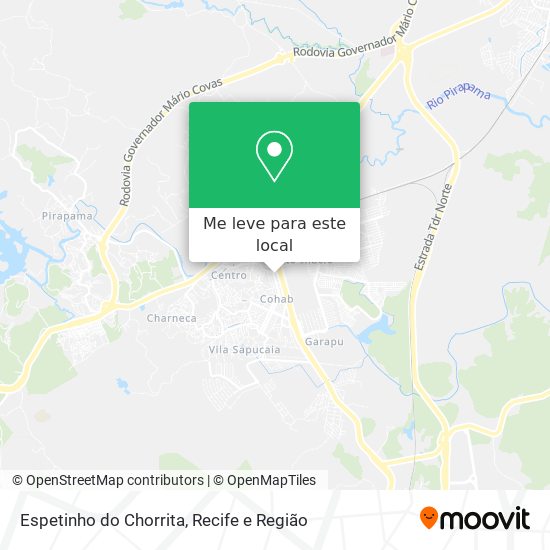 Espetinho do Chorrita mapa