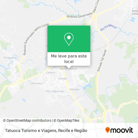 Tatuoca Turismo e Viagens mapa