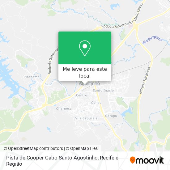 Pista de Cooper Cabo Santo Agostinho mapa