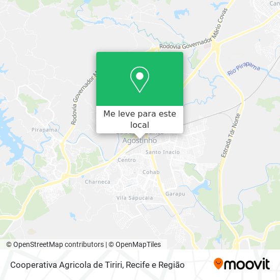 Cooperativa Agricola de Tiriri mapa