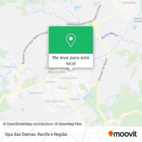 Spa das Damas mapa