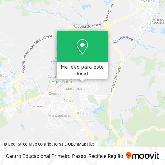 Centro Educacional Primeiro Passo mapa