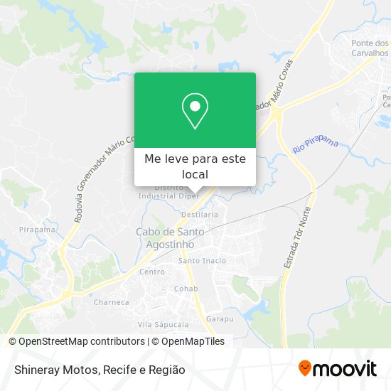 Shineray Motos mapa
