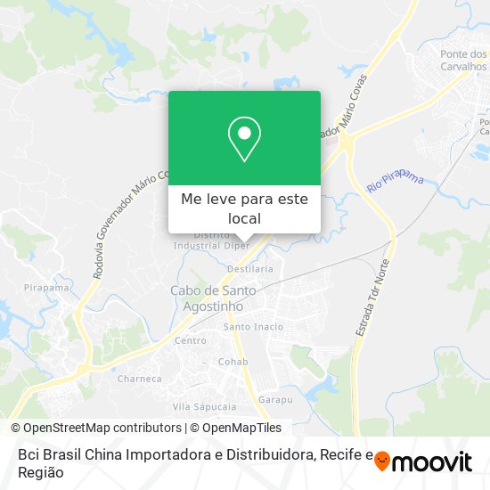 Bci Brasil China Importadora e Distribuidora mapa