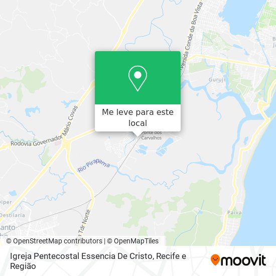 Igreja Pentecostal Essencia De Cristo mapa