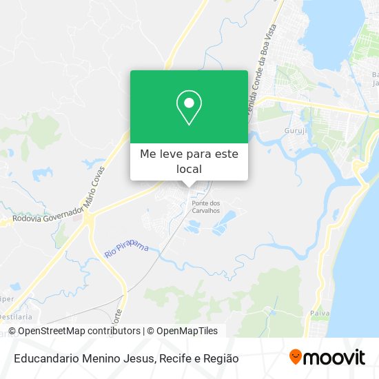 Educandario Menino Jesus mapa