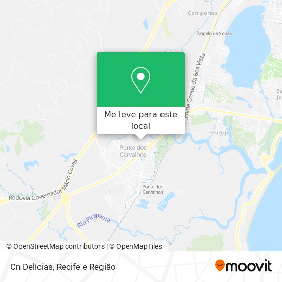 Cn Delícias mapa
