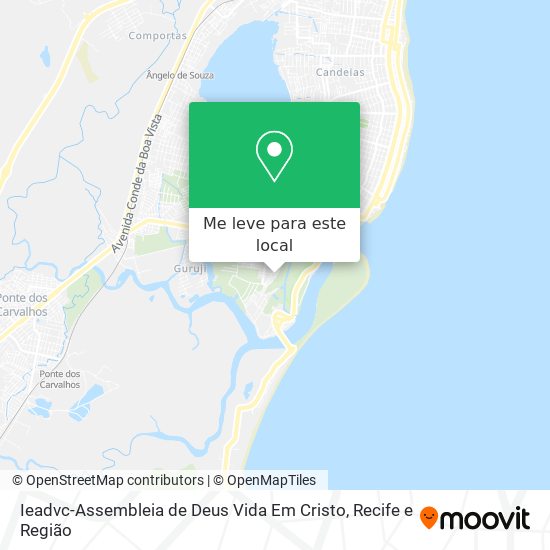 Ieadvc-Assembleia de Deus Vida Em Cristo mapa