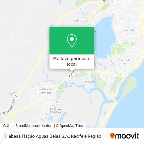 Fiabesa Fiação Águas Belas S.A. mapa
