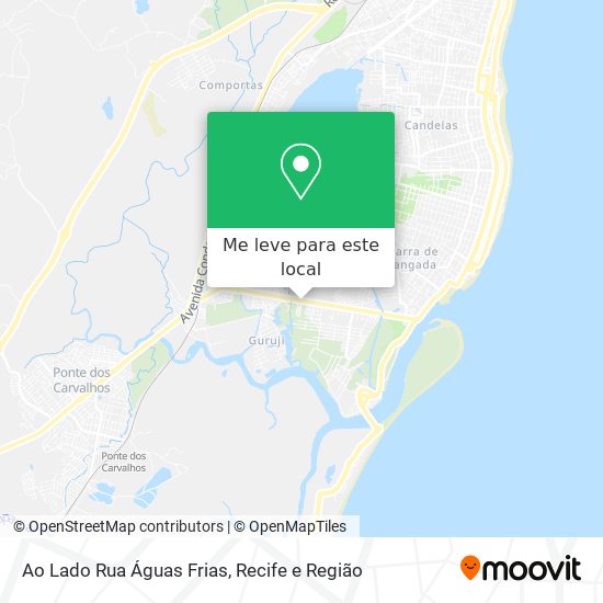 Ao Lado Rua Águas Frias mapa