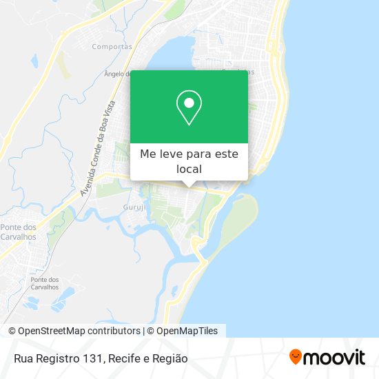 Rua Registro 131 mapa