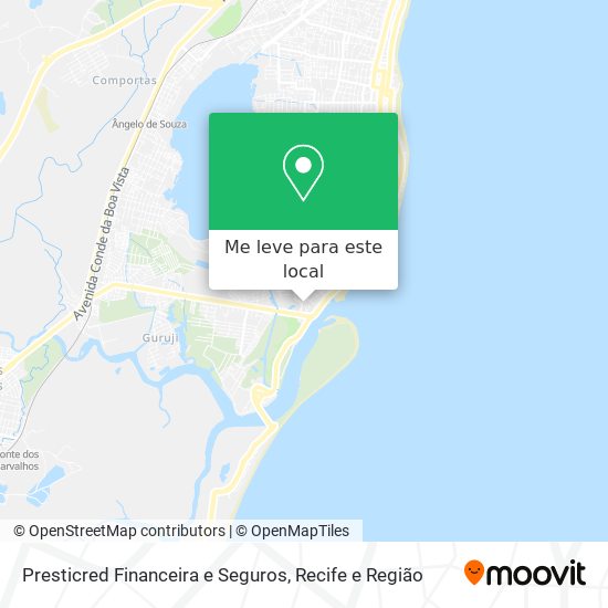 Presticred Financeira e Seguros mapa
