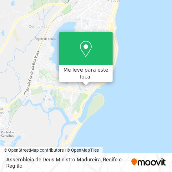 Assembléia de Deus Ministro Madureira mapa
