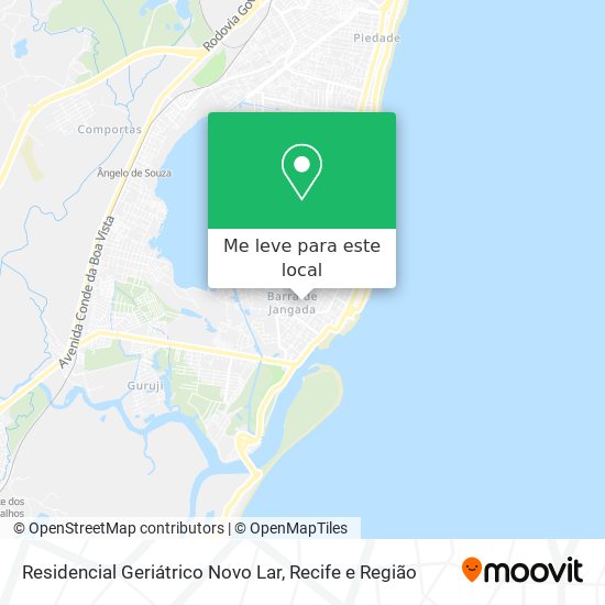 Residencial Geriátrico Novo Lar mapa