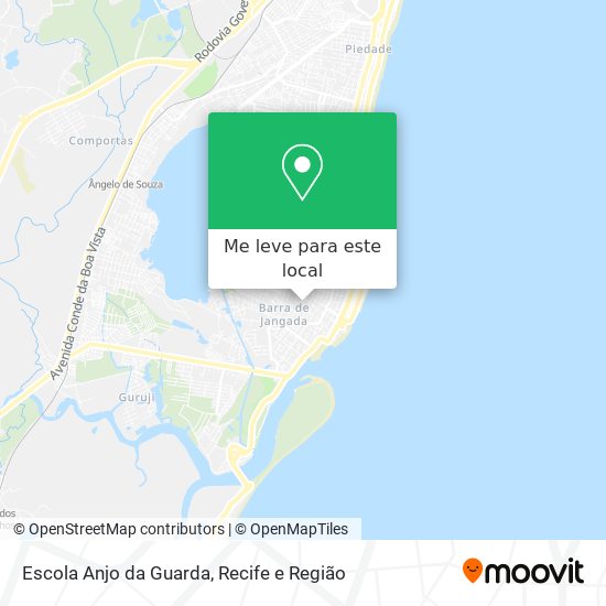 Escola Anjo da Guarda mapa