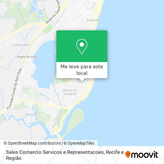 Sales Comercio Servicos e Representacoes mapa