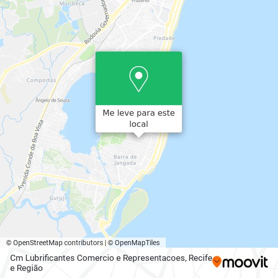 Cm Lubrificantes Comercio e Representacoes mapa