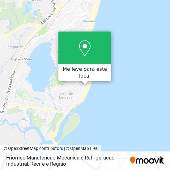 Friomec Manutencao Mecanica e Refrigeracao Industrial mapa