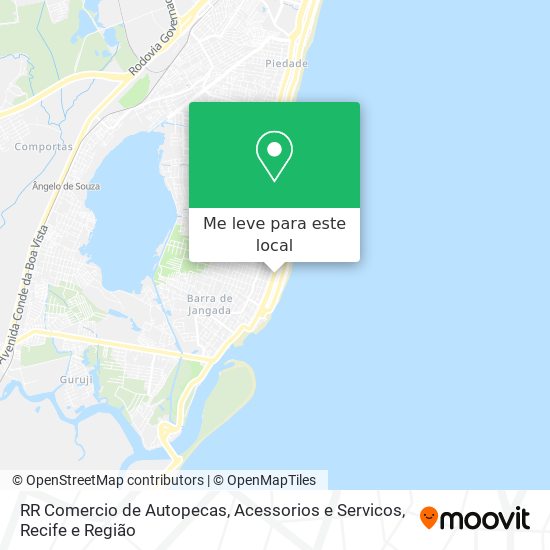 RR Comercio de Autopecas, Acessorios e Servicos mapa