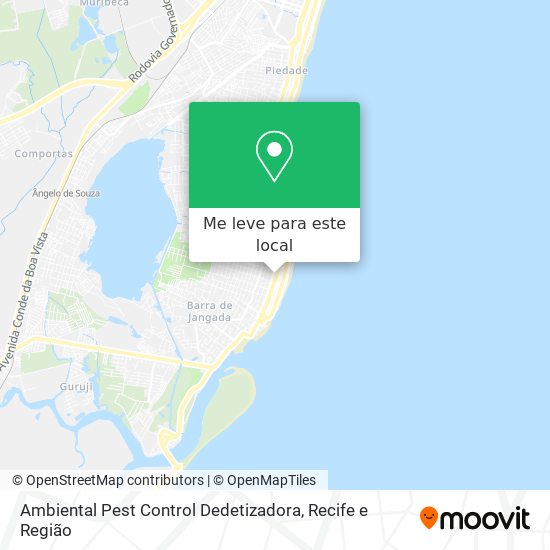 Ambiental Pest Control Dedetizadora mapa