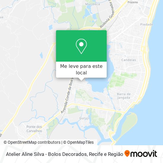 Atelier Aline Silva - Bolos Decorados mapa