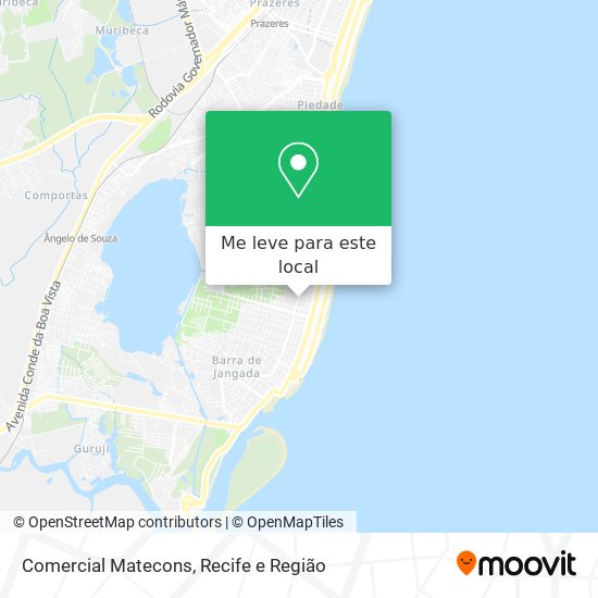 Comercial Matecons mapa