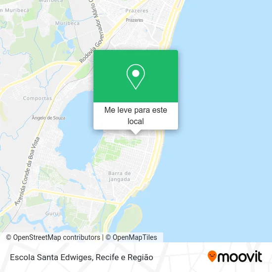 Escola Santa Edwiges mapa