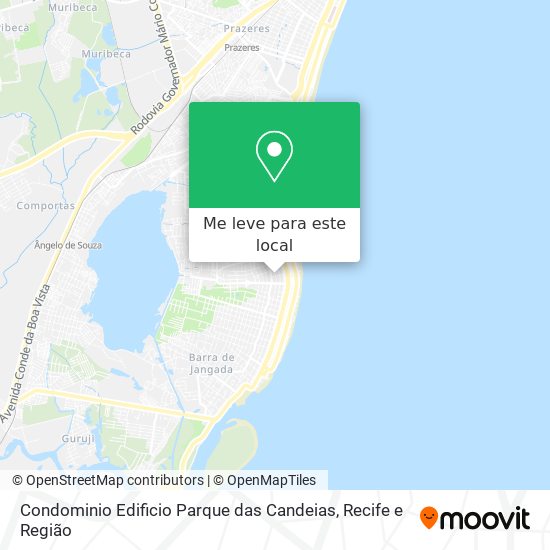 Condominio Edificio Parque das Candeias mapa