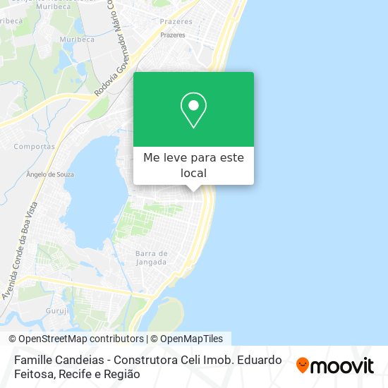 Famille Candeias - Construtora Celi Imob. Eduardo Feitosa mapa