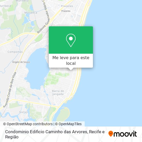 Condominio Edificio Caminho das Arvores mapa