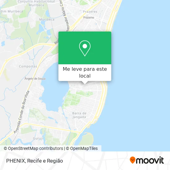 PHENIX mapa