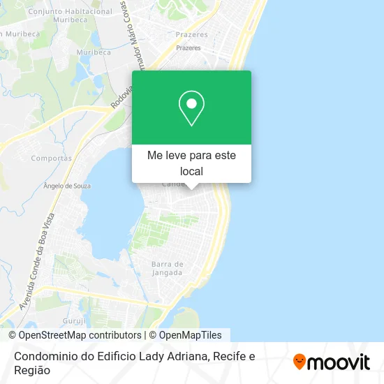 Condominio do Edificio Lady Adriana mapa
