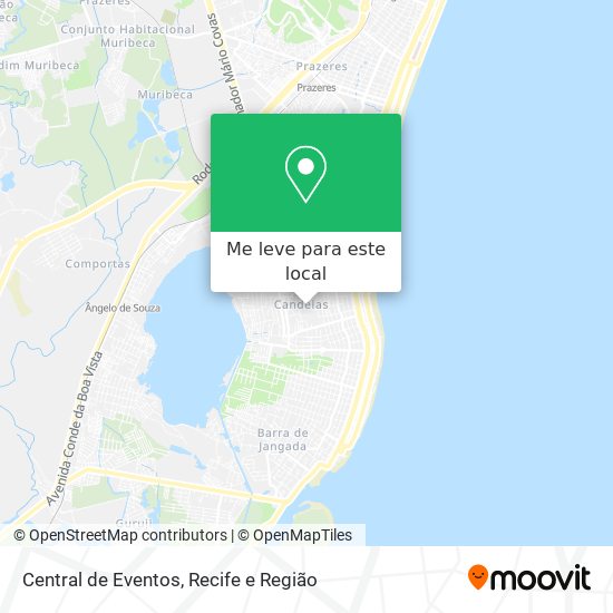 Central de Eventos mapa