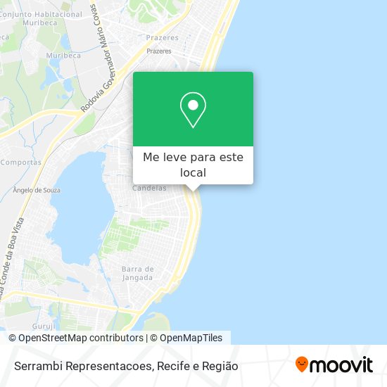 Serrambi Representacoes mapa