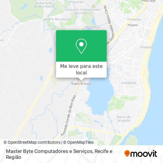 Master Byte Computadores e Serviços mapa