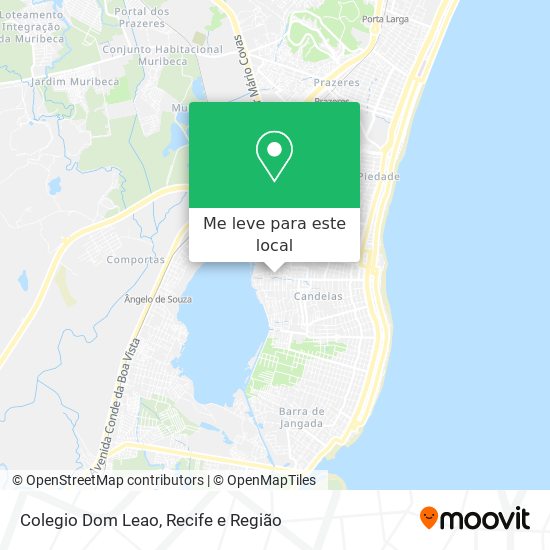 Colegio Dom Leao mapa
