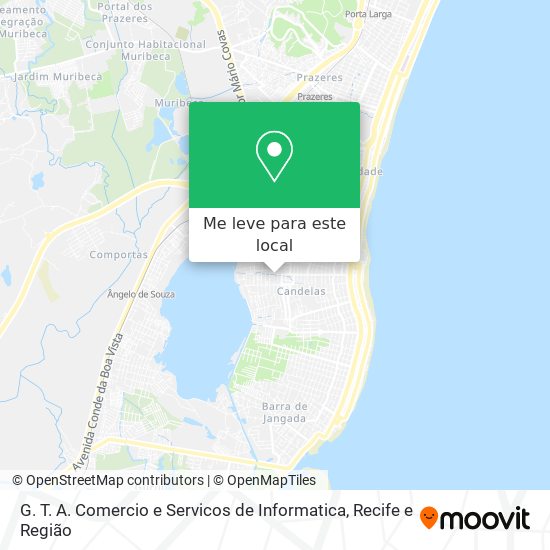 G. T. A. Comercio e Servicos de Informatica mapa